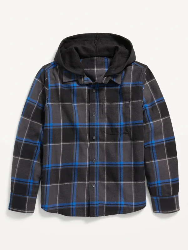 Flannel Over Hoodie