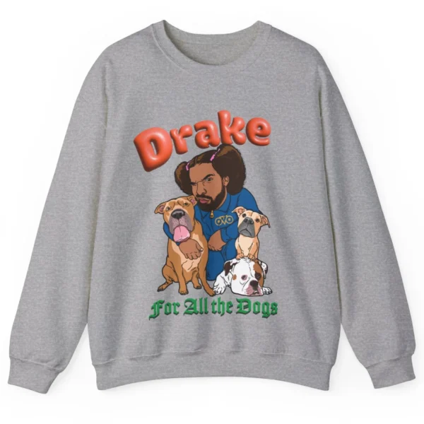 Gray For All the Dogs Sweatshirt